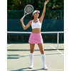 image:imageStelle Womens Tennis Golf Skirts High Waisted Athletic Skorts with PocketsCotton Candy