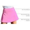 image:imageStelle Womens Tennis Golf Skirts High Waisted Athletic Skorts with PocketsCotton Candy