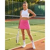 image:imageStelle Womens Tennis Golf Skirts High Waisted Athletic Skorts with PocketsDreamhouse Pink
