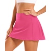 image:imageStelle Womens Tennis Golf Skirts High Waisted Athletic Skorts with PocketsDreamhouse Pink