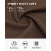 image:imageStelle Womens Tennis Golf Skirts High Waisted Athletic Skorts with PocketsEspresso