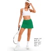 image:imageStelle Womens Tennis Golf Skirts High Waisted Athletic Skorts with PocketsEvergreen