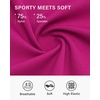 image:imageStelle Womens Tennis Golf Skirts High Waisted Athletic Skorts with PocketsFuchsia