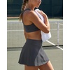 image:imageStelle Womens Tennis Golf Skirts High Waisted Athletic Skorts with PocketsGrey