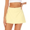 image:imageStelle Womens Tennis Golf Skirts High Waisted Athletic Skorts with PocketsLemon Butter