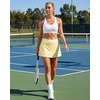image:imageStelle Womens Tennis Golf Skirts High Waisted Athletic Skorts with PocketsLemon Butter