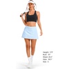image:imageStelle Womens Tennis Golf Skirts High Waisted Athletic Skorts with PocketsLight Blue