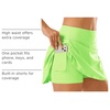 image:imageStelle Womens Tennis Golf Skirts High Waisted Athletic Skorts with PocketsLime Green