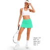 image:imageStelle Womens Tennis Golf Skirts High Waisted Athletic Skorts with PocketsMint Green