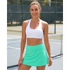 image:imageStelle Womens Tennis Golf Skirts High Waisted Athletic Skorts with PocketsMint Green