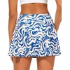 image:imageStelle Womens Tennis Golf Skirts High Waisted Athletic Skorts with PocketsOcean Breeze