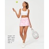 image:imageStelle Womens Tennis Golf Skirts High Waisted Athletic Skorts with PocketsPastel Terrazzo