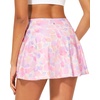 image:imageStelle Womens Tennis Golf Skirts High Waisted Athletic Skorts with PocketsPastel Terrazzo