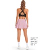 image:imageStelle Womens Tennis Golf Skirts High Waisted Athletic Skorts with PocketsPink