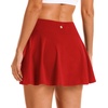 image:imageStelle Womens Tennis Golf Skirts High Waisted Athletic Skorts with PocketsRed