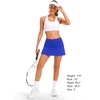 image:imageStelle Womens Tennis Golf Skirts High Waisted Athletic Skorts with PocketsRoyal Blue