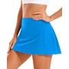 image:imageStelle Womens Tennis Golf Skirts High Waisted Athletic Skorts with PocketsSmurf Blue