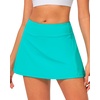 image:imageStelle Womens Tennis Golf Skirts High Waisted Athletic Skorts with PocketsTurquoise