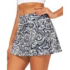 image:imageStelle Womens Tennis Golf Skirts High Waisted Athletic Skorts with PocketsWavy Ink