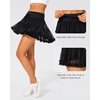 image:imageStelle Womens Tiered Ruffle Tennis Athletic Skirts with Built in ShortsBlack