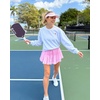 image:imageStelle Womens Tiered Ruffle Tennis Athletic Skirts with Built in ShortsCotton Candy
