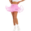 image:imageStelle Womens Tiered Ruffle Tennis Athletic Skirts with Built in ShortsCotton Candy