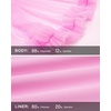 image:imageStelle Womens Tiered Ruffle Tennis Athletic Skirts with Built in ShortsCotton Candy