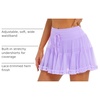 image:imageStelle Womens Tiered Ruffle Tennis Athletic Skirts with Built in ShortsLilac