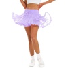 image:imageStelle Womens Tiered Ruffle Tennis Athletic Skirts with Built in ShortsLilac
