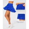 image:imageStelle Womens Tiered Ruffle Tennis Athletic Skirts with Built in ShortsSapphire