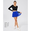 image:imageStelle Womens Tiered Ruffle Tennis Athletic Skirts with Built in ShortsSapphire