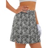 image:imageStelle 17 Golf Skirts for Women Pickleball Tennis Skorts with 2 PocketsBlack Paisley Print