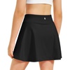 image:imageStelle Girls ALine Tennis Skort with Builtin Shorts for Sports PlayBlack