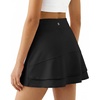 image:imageStelle Girls Tennis Skirts Ruffle Golf Athletic Skorts with PocketsBlack