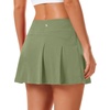 image:imageStelle Women Tennis Skirt High Waisted Athletic Golf Skorts with PocketsArmy Green
