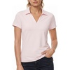 image:imageStelle Womens Golf Polo Shirts V Neck UPF50 Quick Dry Business Casual TopsBallet Pink