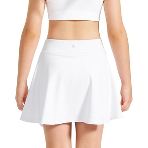 image:imageStelle Girls ALine Tennis Skort with Builtin Shorts for Sports PlayWhite
