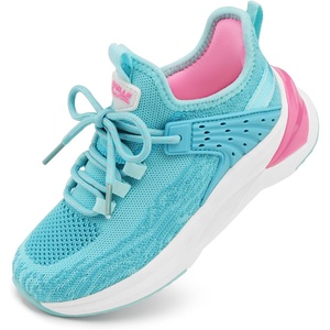 image:imageStelle Girls Tennis Shoes with DIY Charms Slipon Kids SneakersAqua