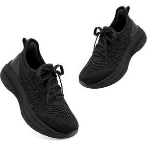 image:imageStelle Girls Tennis Shoes with SlipOn Kids Running ShoesBlack