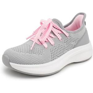 image:imageStelle Girls Tennis Shoes with SlipOn Kids Running ShoesLight Grey