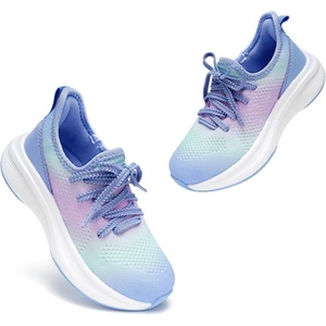 image:imageStelle Girls Tennis Shoes with SlipOn Kids Running ShoesOcean Ombre