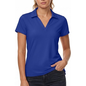 image:imageStelle Womens Golf Polo Shirts V Neck UPF50 Quick Dry Business Casual TopsRoyal Blue
