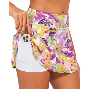 image:imageStelle Womens Tennis Golf Skirts High Waisted Athletic Skorts with PocketsPastel Pickle
