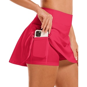 image:imageStelle Womens Tennis Golf Skirts High Waisted Athletic Skorts with PocketsRaspberry