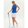 image:imageStelle Womens Sleeveless Ruffle Golf Polo Shirt UPF 50 Quick Dry Tank TopsSapphire