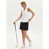 image:imageStelle Womens Sleeveless Ruffle Golf Polo Shirt UPF 50 Quick Dry Tank TopsWhite